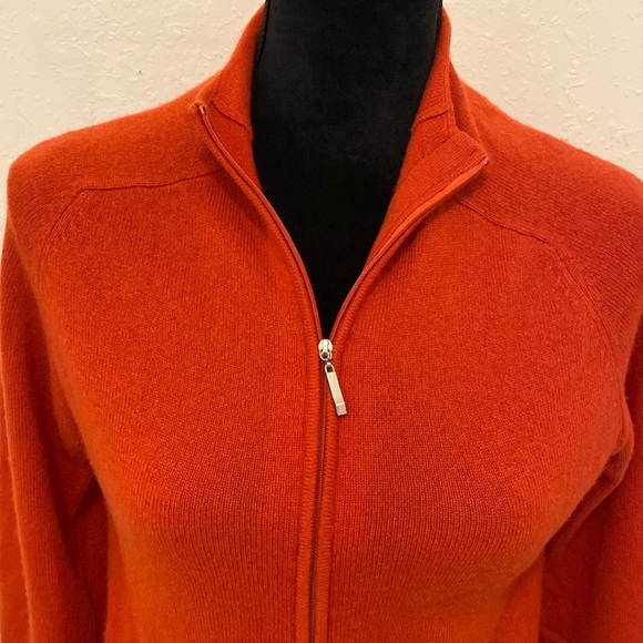 - Madison Studio Red cardigan sweater 100% cashmere size S - Picture 4 of 7